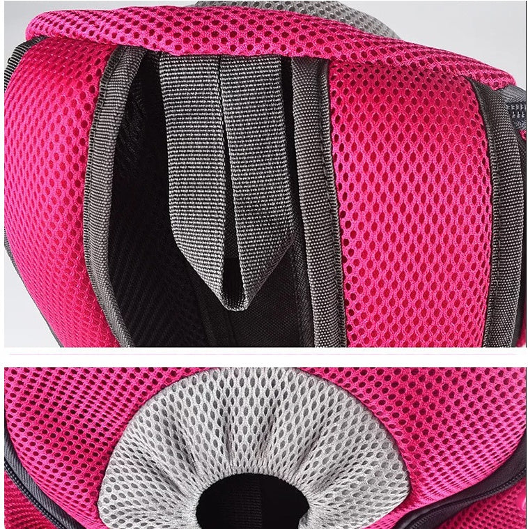 Pet Dog Carrier Carrier For Dogs Backpack Out Double Shoulder Portable Travel Outdoor Carrier Bag Mesh