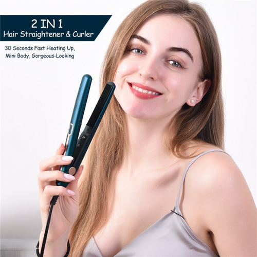 Mini Multi-functional Straight Curling Dual-use Hairpin Curling Stick