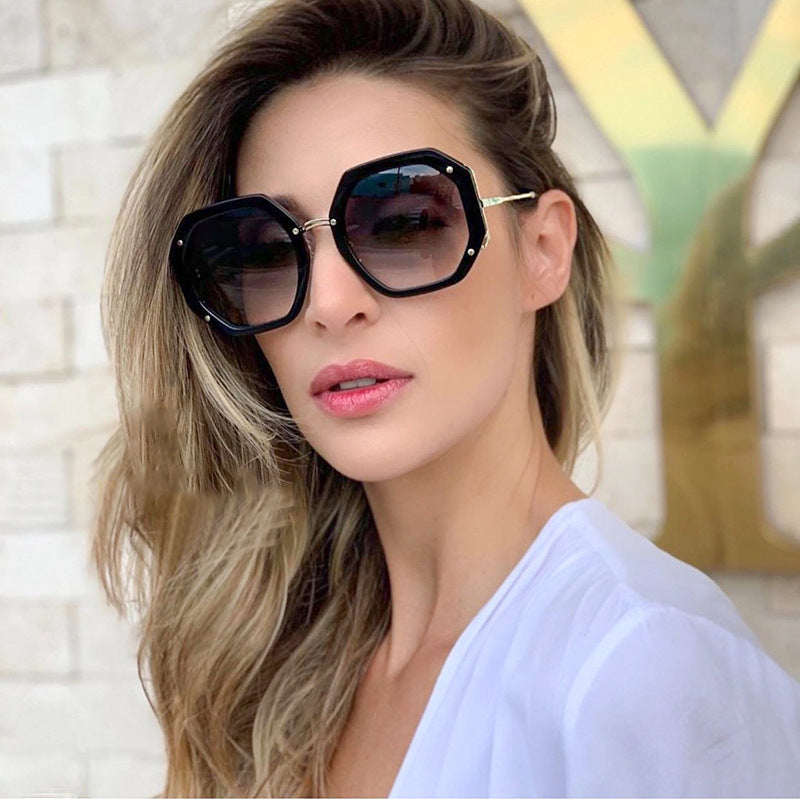 Fashion polygon sunglasses