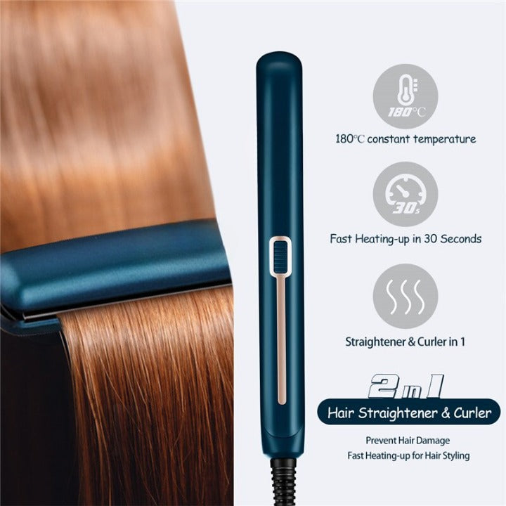 Mini Multi-functional Straight Curling Dual-use Hairpin Curling Stick